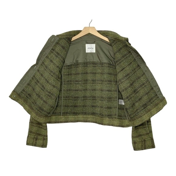 Wilfred Free Ganna Autumn Shirt Jacket Womens Size M Agnes Green Moss $198 NWT - Picture 13 of 16